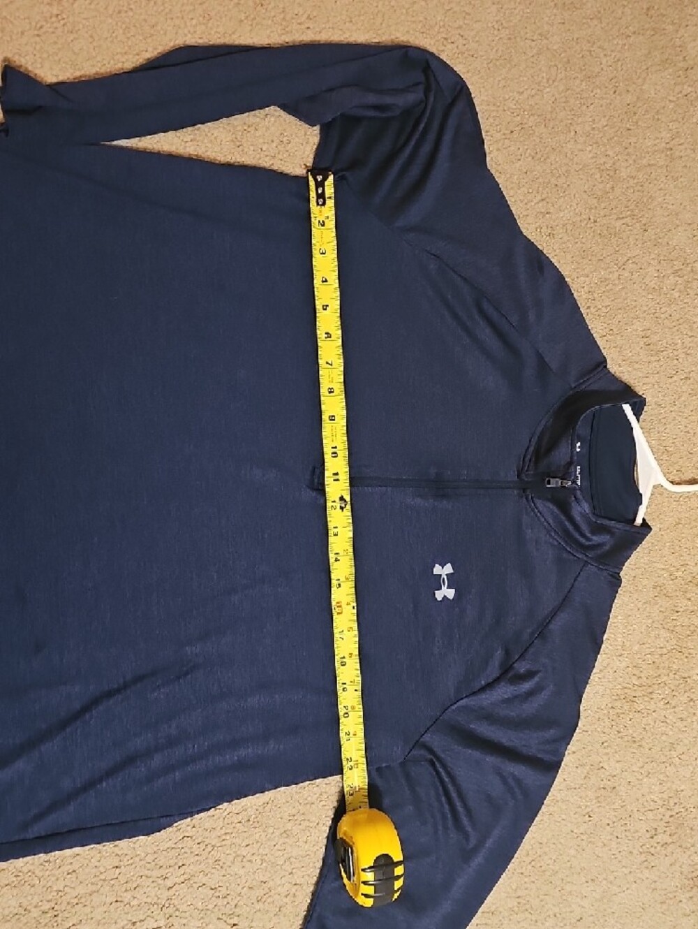 Under Armour Dark Navy Quarter-Zip Pullover - Picture 4 of 4